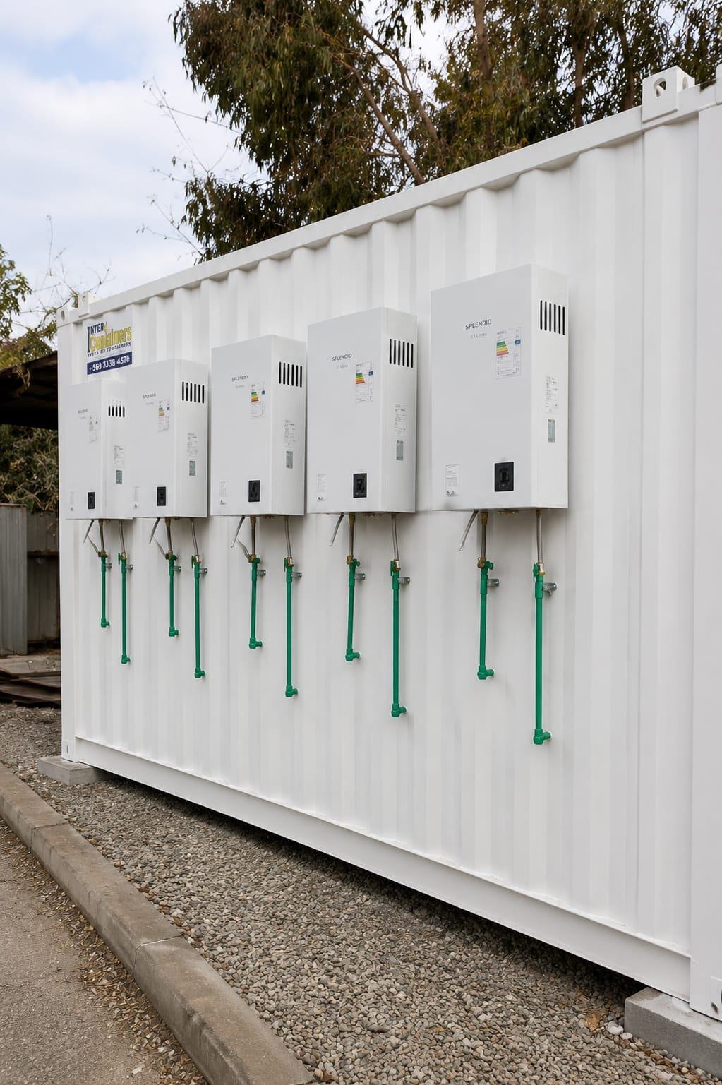 Baños modulares en Chile — proyecto Intercontainers 18